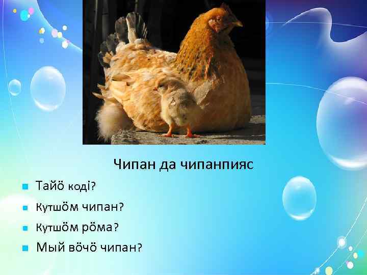 Ыж да баля.  Тайö кодi?   Кутшöм ыж?   Кутшöм рöма?