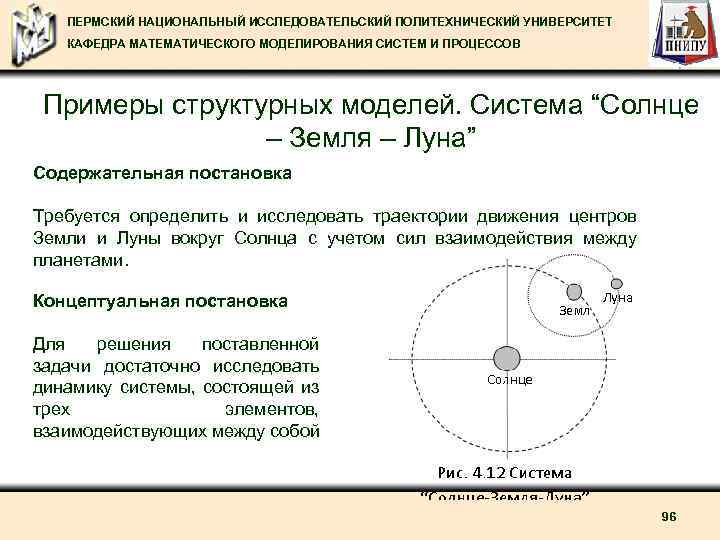 ПЕРМСКИЙ НАЦИОНАЛЬНЫЙ ИССЛЕДОВАТЕЛЬСКИЙ ПОЛИТЕХНИЧЕСКИЙ УНИВЕРСИТЕТ КАФЕДРА МАТЕМАТИЧЕСКОГО МОДЕЛИРОВАНИЯ СИСТЕМ И ПРОЦЕССОВ Примеры структурных моделей.