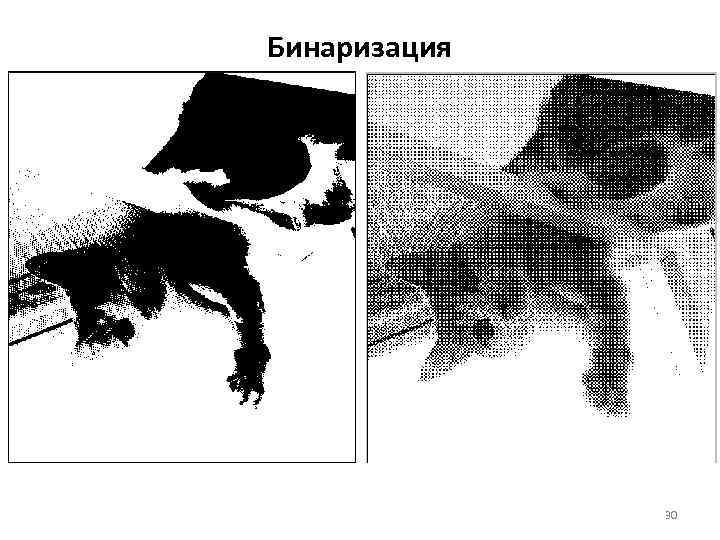 Бинаризация 30 