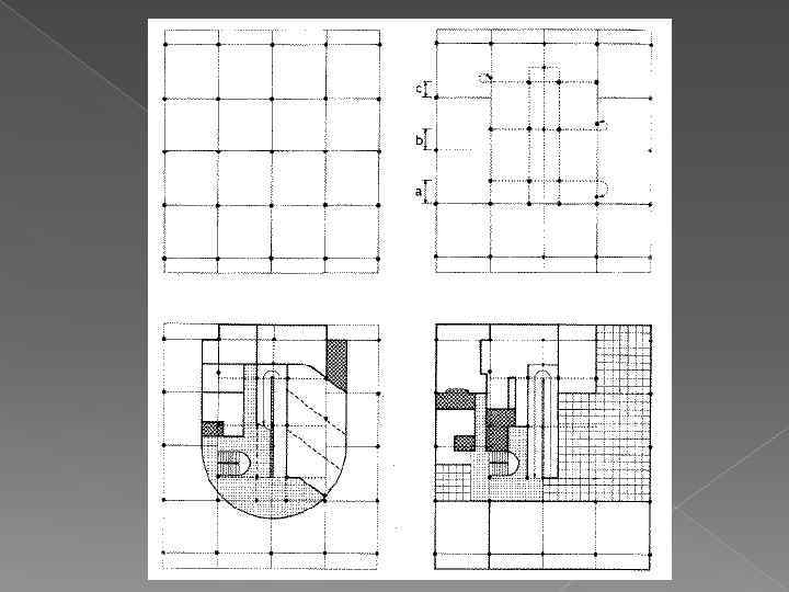 Вилла савой ле корбюзье чертежи