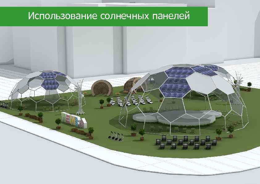 Использование солнечных панелей 