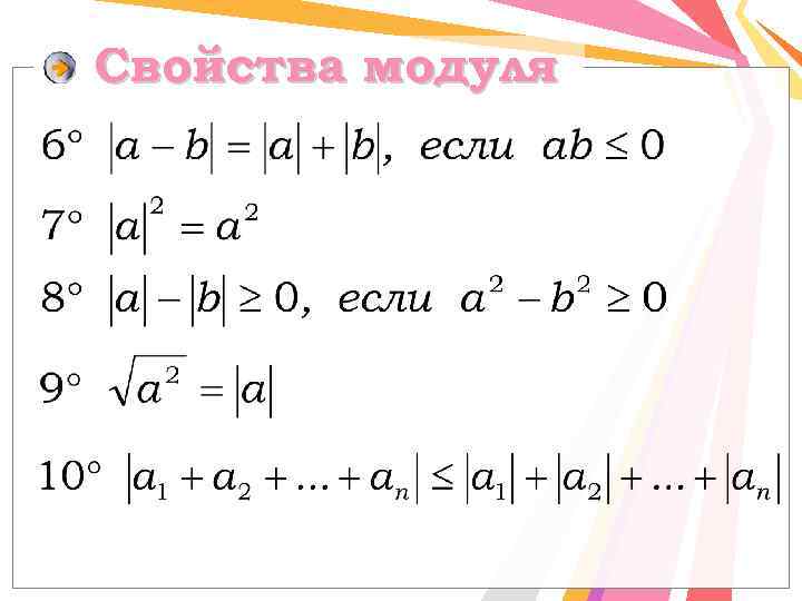 Свойства модуля 