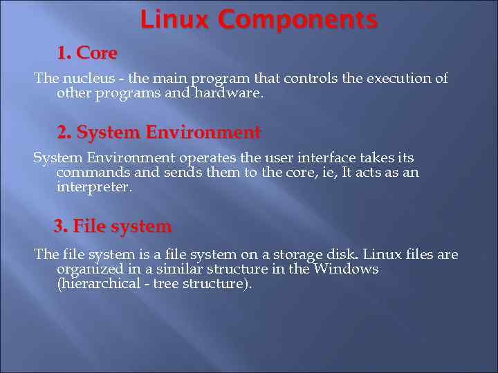 LINUX SOFTWARE Performed : GANI SYMBAT 141 g