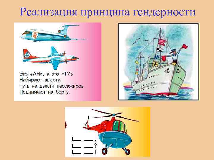 Реализация принципа гендерности 