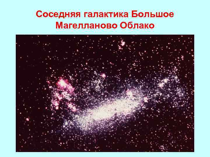 Соседняя галактика Большое Магелланово Облако 