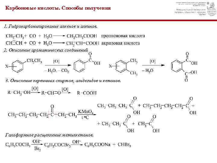 Получение карбонатов