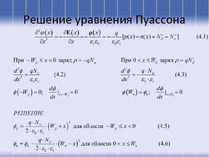 Решение уравнения Пуассона 