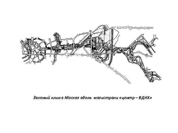 Зеленый клин в Москве вдоль магистрали «центр – ВДНХ» 