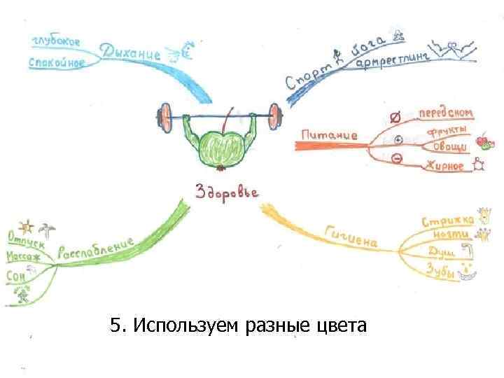 5. Используем разные цвета 