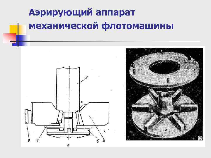 Аэрирующий аппарат механической флотомашины 