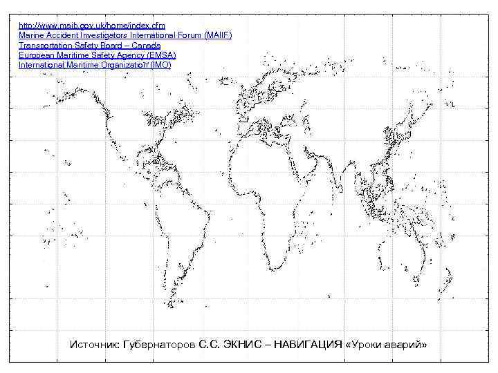 http: //www. maib. gov. uk/home/index. cfm Marine Accident Investigators International Forum (MAIIF) Transportation Safety