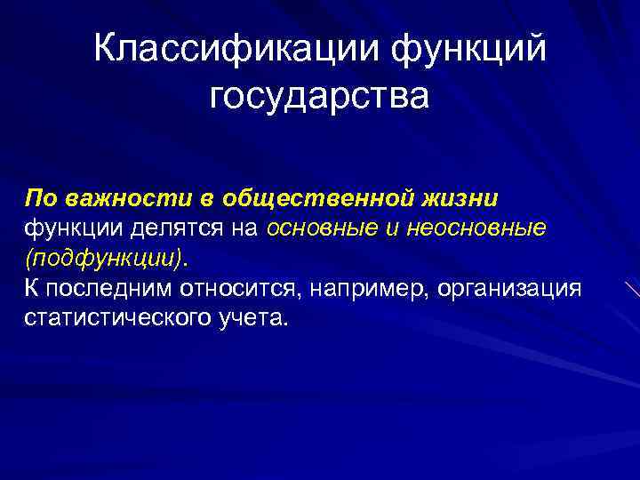 План функции государства