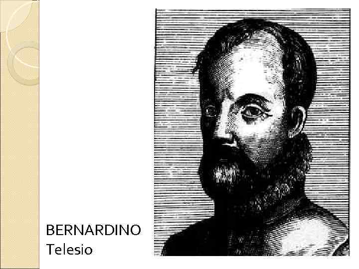 BERNARDINO Telesio 