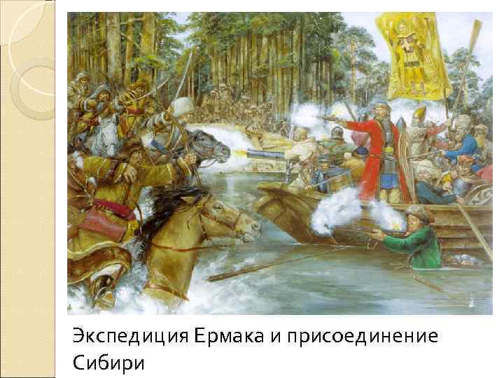 Экспедиция Ермака и присоединение Сибири 