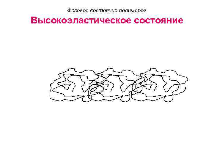 Фазовое состояние полимеров Высокоэластическое состояние 