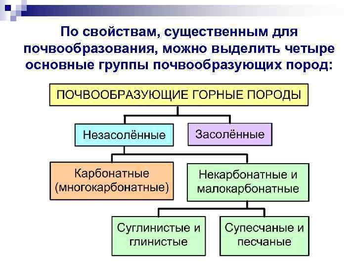 Общая схема почвообразования