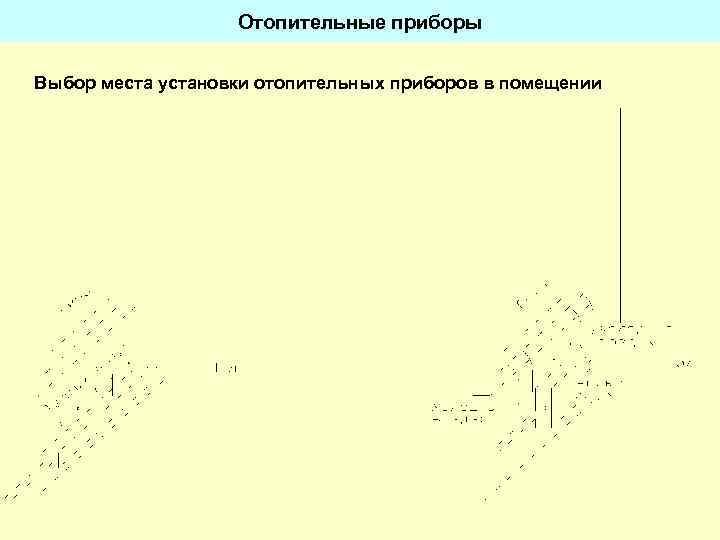 Отопительные приборы Выбор места установки отопительных приборов в помещении 