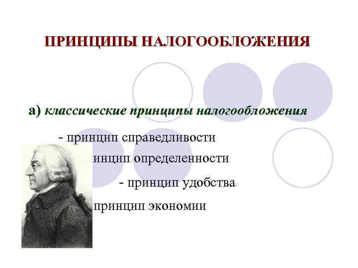 Принципу справедливости налогообложения выдвинутому а смитом