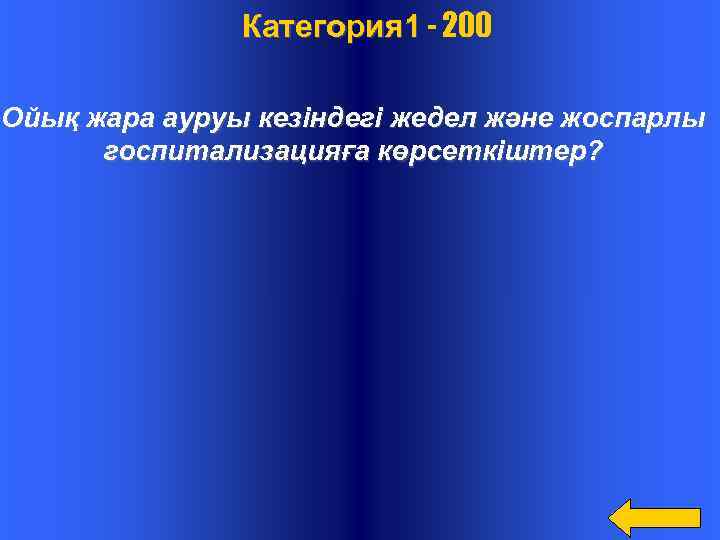  Категория 1 - 200 Ойық жара ауруы кезіндегі жедел және жоспарлы госпитализацияға көрсеткіштер?