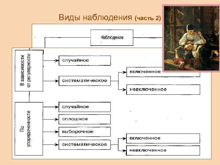 Виды наблюдения (часть 2) 