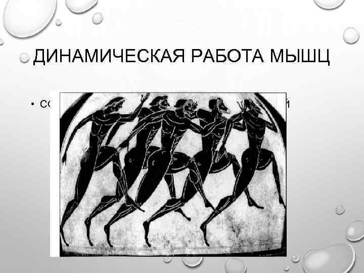 ДИНАМИЧЕСКАЯ РАБОТА МЫШЦ • СОВЕРШЕНИЕ ЦЕЛЕНАПРАВЛЕННЫХ ДВИЖЕНИЙ 