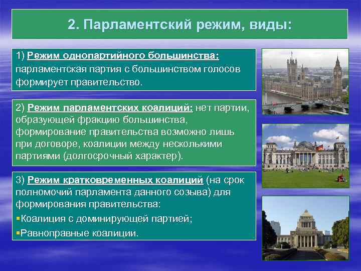 Правительство формируется партиями. Парламентский режим признаки. Государственных режимов парламентский. Законченный парламентский режим. Парламентский режим в Англии.