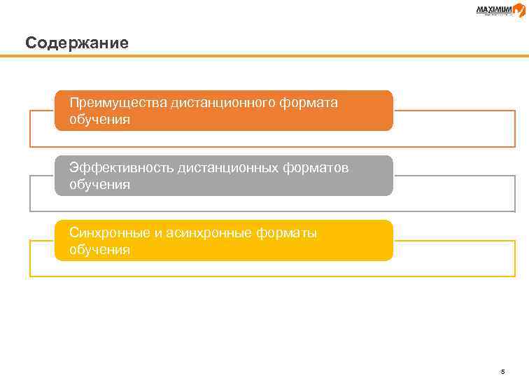 Содержание Преимущества дистанционного формата обучения Эффективность дистанционных форматов обучения Синхронные и асинхронные форматы обучения