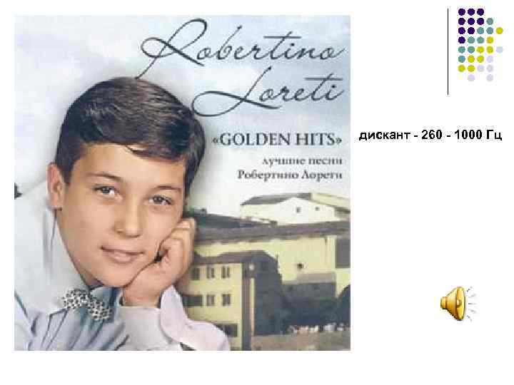 дискант - 260 - 1000 Гц 