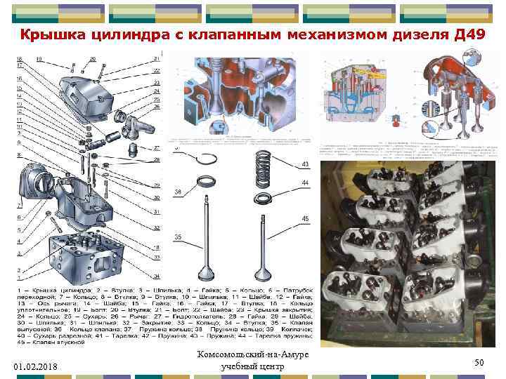 Крышка цилиндра д49 чертеж