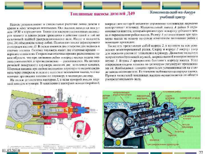 Комсомольский-на-Амуре учебный центр 01. 02. 2018 77 