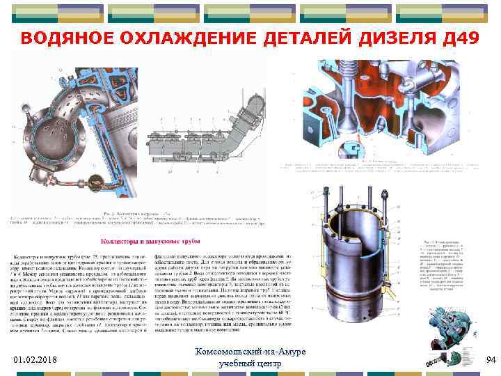 Чертеж водяного насоса дизеля д49