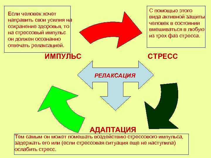 С помощью этого вида активной защиты человек в состоянии вмешиваться в любую из трех