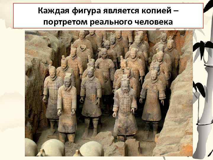 Каждая фигура является копией – портретом реального человека 