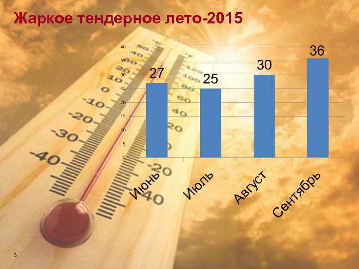 Жаркое тендерное лето-2015 3 