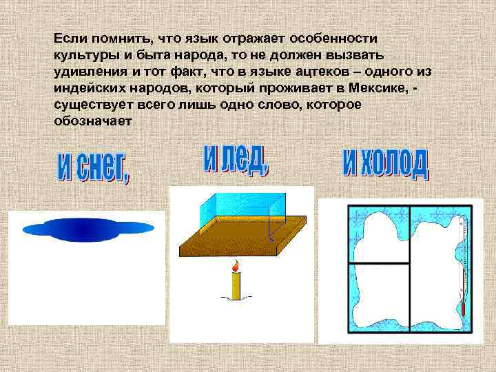 Если помнить, что язык отражает особенности культуры и быта народа, то не должен вызвать