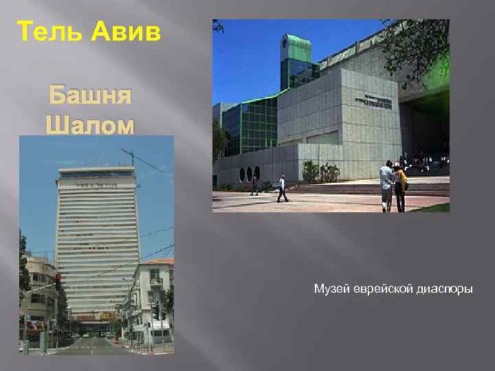 Тель Авив Башня Шалом Музей еврейской диаспоры 