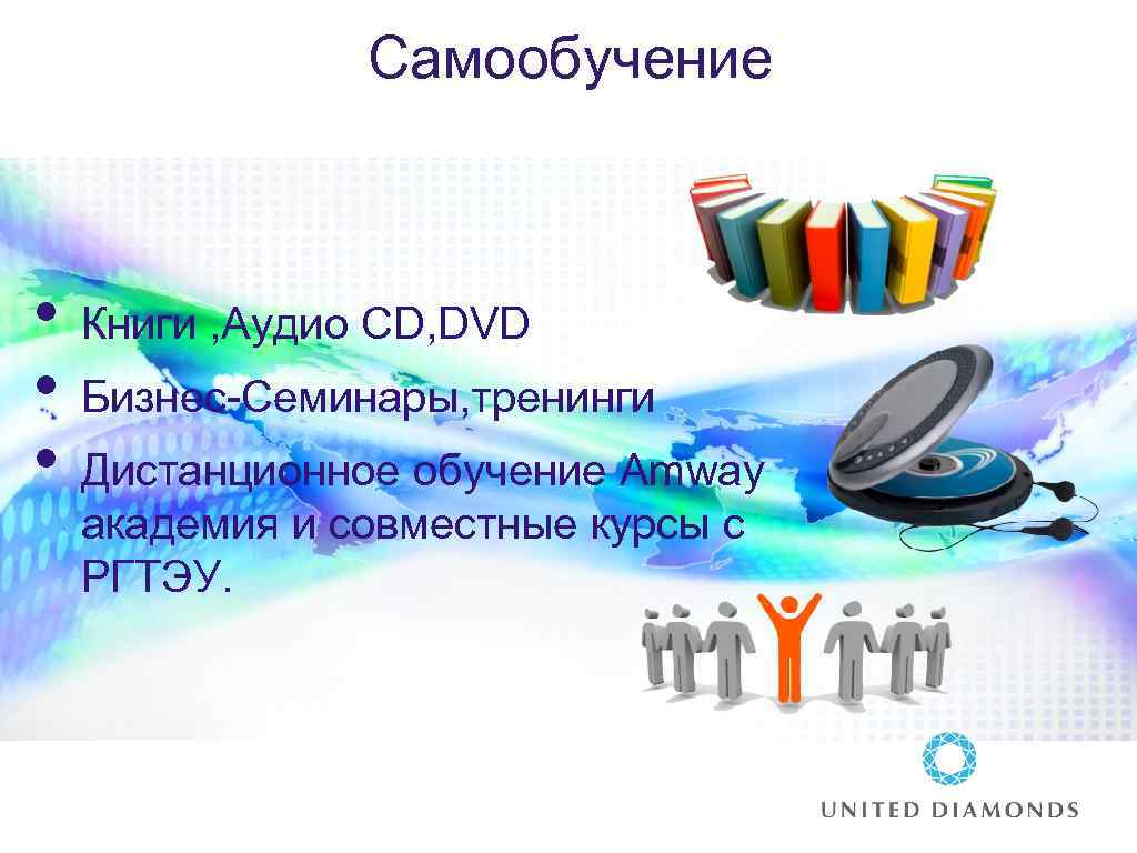Самообучение • Книги , Аудио CD, DVD • Бизнес-Семинары, тренинги • Дистанционное обучение Amway