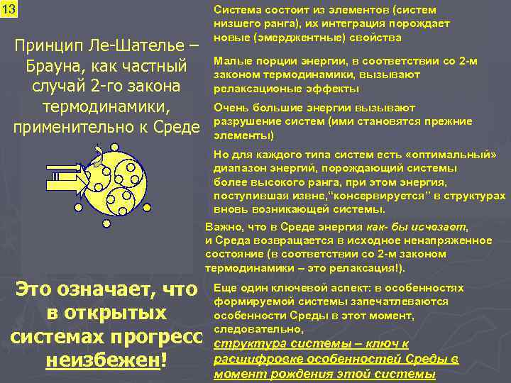 13 Принцип Ле-Шателье – Брауна, как частный случай 2 -го закона термодинамики, применительно к