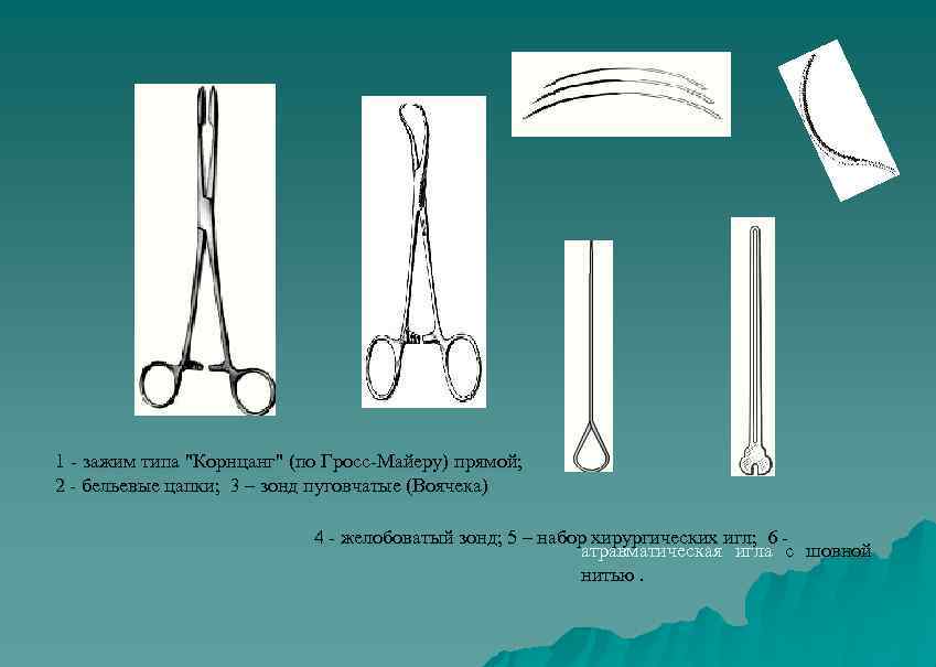 1 - зажим типа 