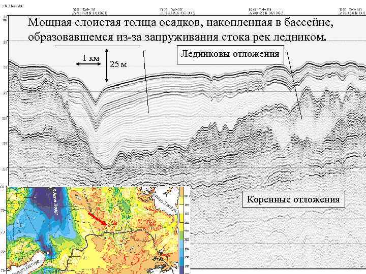 Карта ледниковых отложений