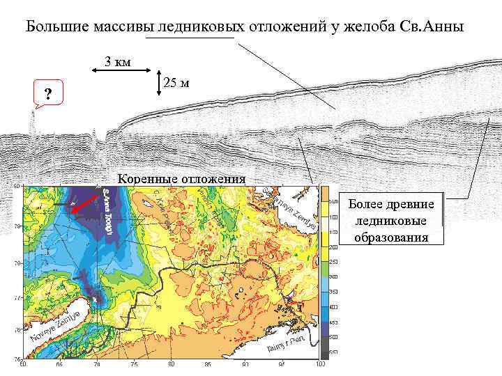 Карта ледниковых отложений