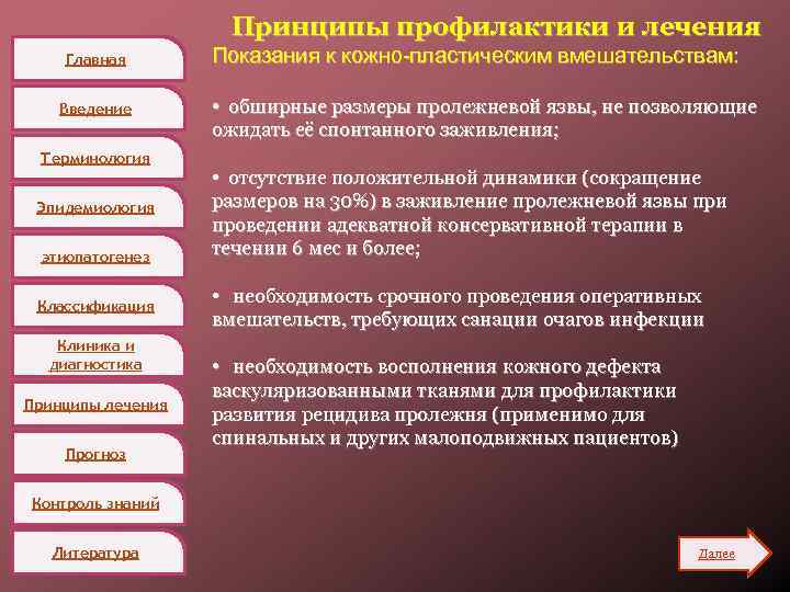 Принципы профилактики и лечения Главная Введение Терминология Эпидемиология этиопатогенез Классификация Клиника и диагностика Принципы