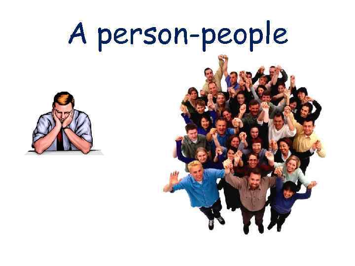 A person-people 