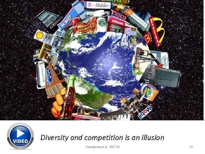 Diversity and competition is an illusion Тимофеева А. А. 2017 © 12 