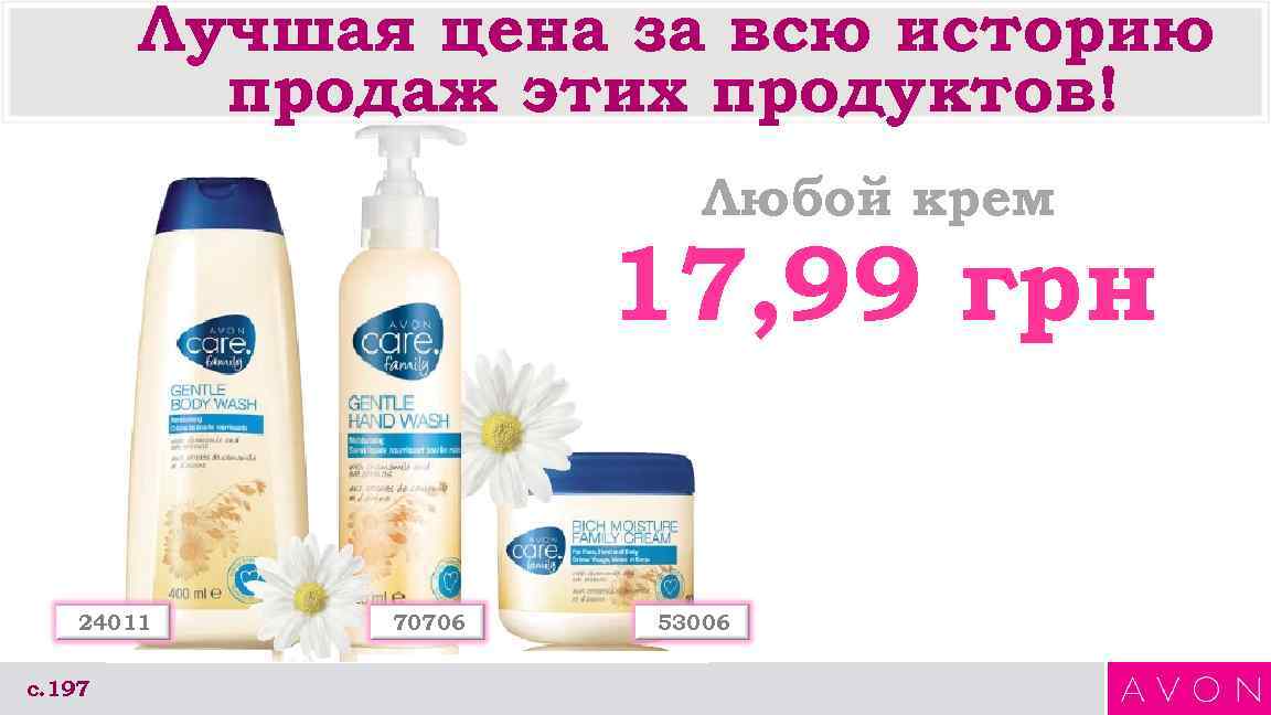 Лучшая цена за всю историю продаж этих продуктов! Любой крем 17, 99 грн 24011