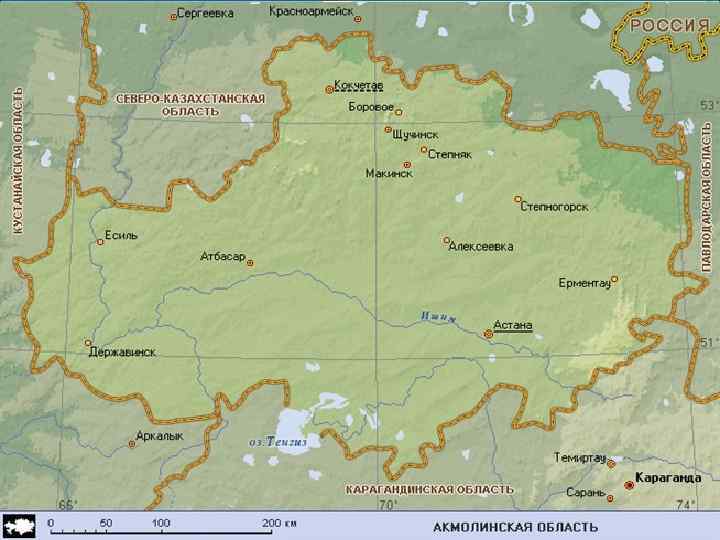 Республика казахстан акмолинская область. Акмолинская область Казахстан на карте. Карта Акмолинской области. Карта Целиноградской области. Географическая.карта.Акмолинской.области.