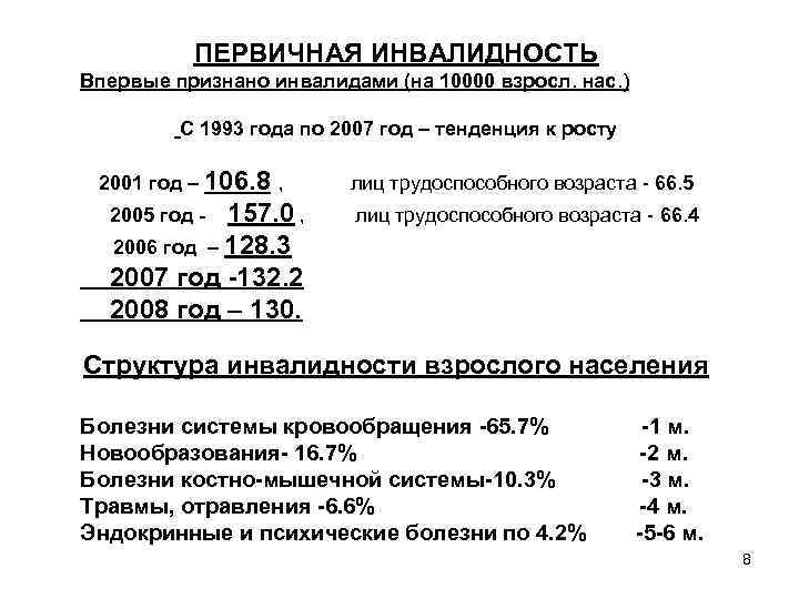 Первичный расчет