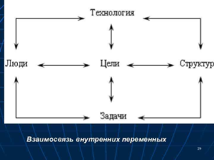 Почему руководство обязано осознавать взаимосвязь внутренних переменных