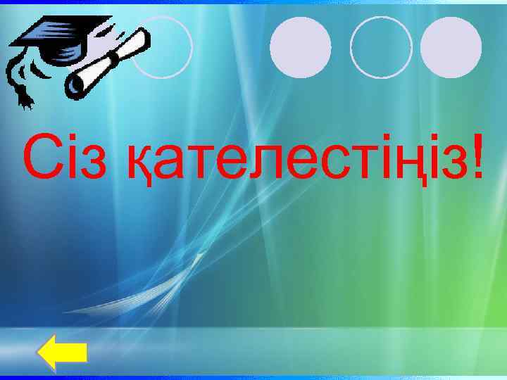 Сіз қателестіңіз! 