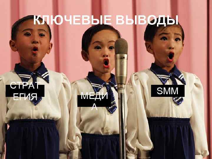 КЛЮЧЕВЫЕ ВЫВОДЫ СТРАТ ЕГИЯ МЕДИ А SMM 